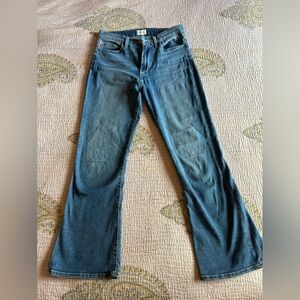 Hudson, Blair, bootcut, cropped blue jeans